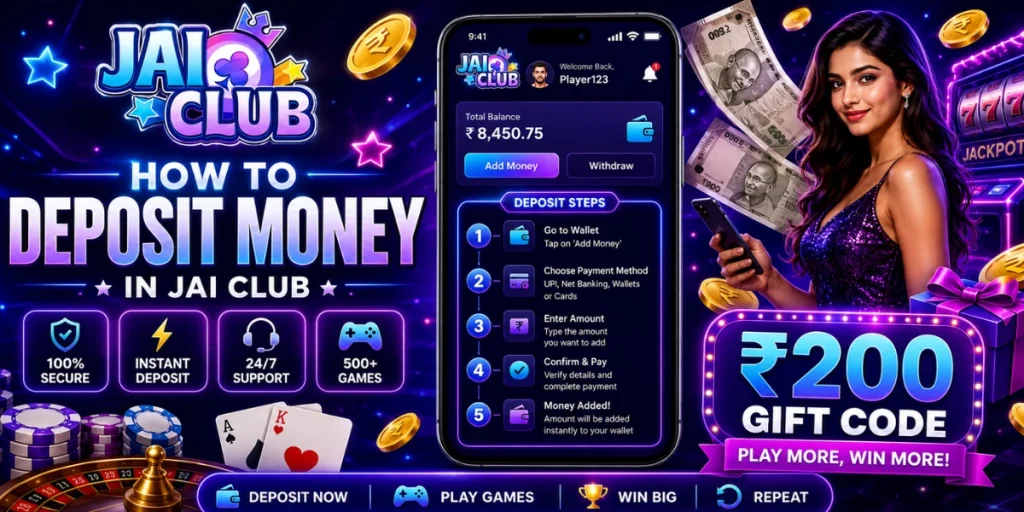 How to Deposit Money in Jai Club